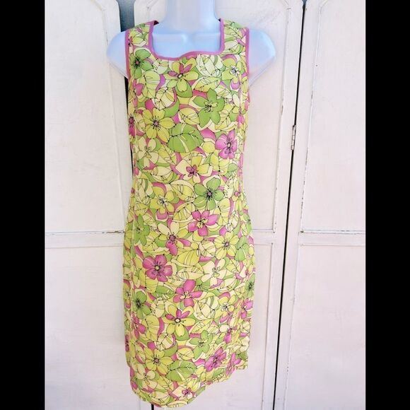 Cynthia Howie Dresses & Skirts - 🍎 Cynthia Howie Petite Floral Silk Dress  Size 10P (AA3)